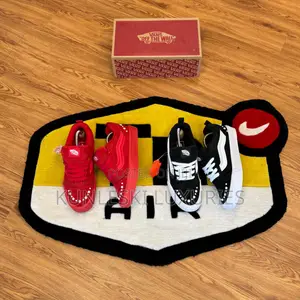 Original Vans Knu Skool Pearls-Black / Red Sneakers