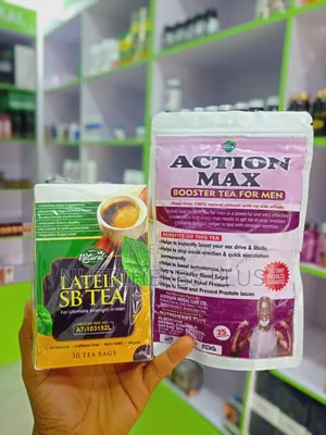 Latein SB Tea and Action Max Booster Tea(for Healthy Prostate Support)