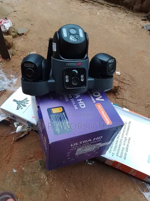 Four Lens Ubox PTZ CCTV Camera 4g Network