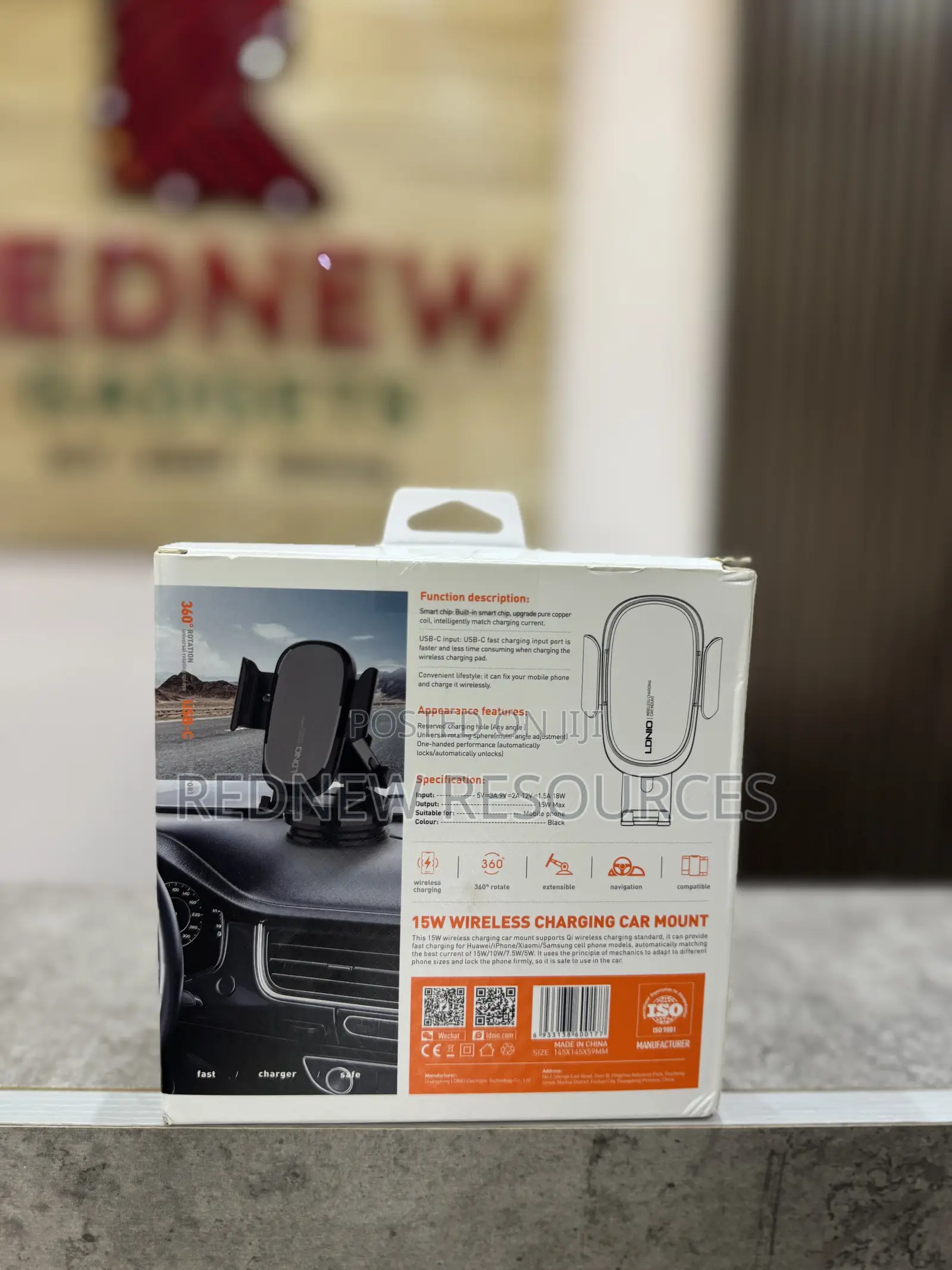 Car Mount Wireless Charging