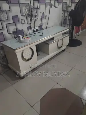 Clean Used Ceramic TV Stand for Sale at Elebu