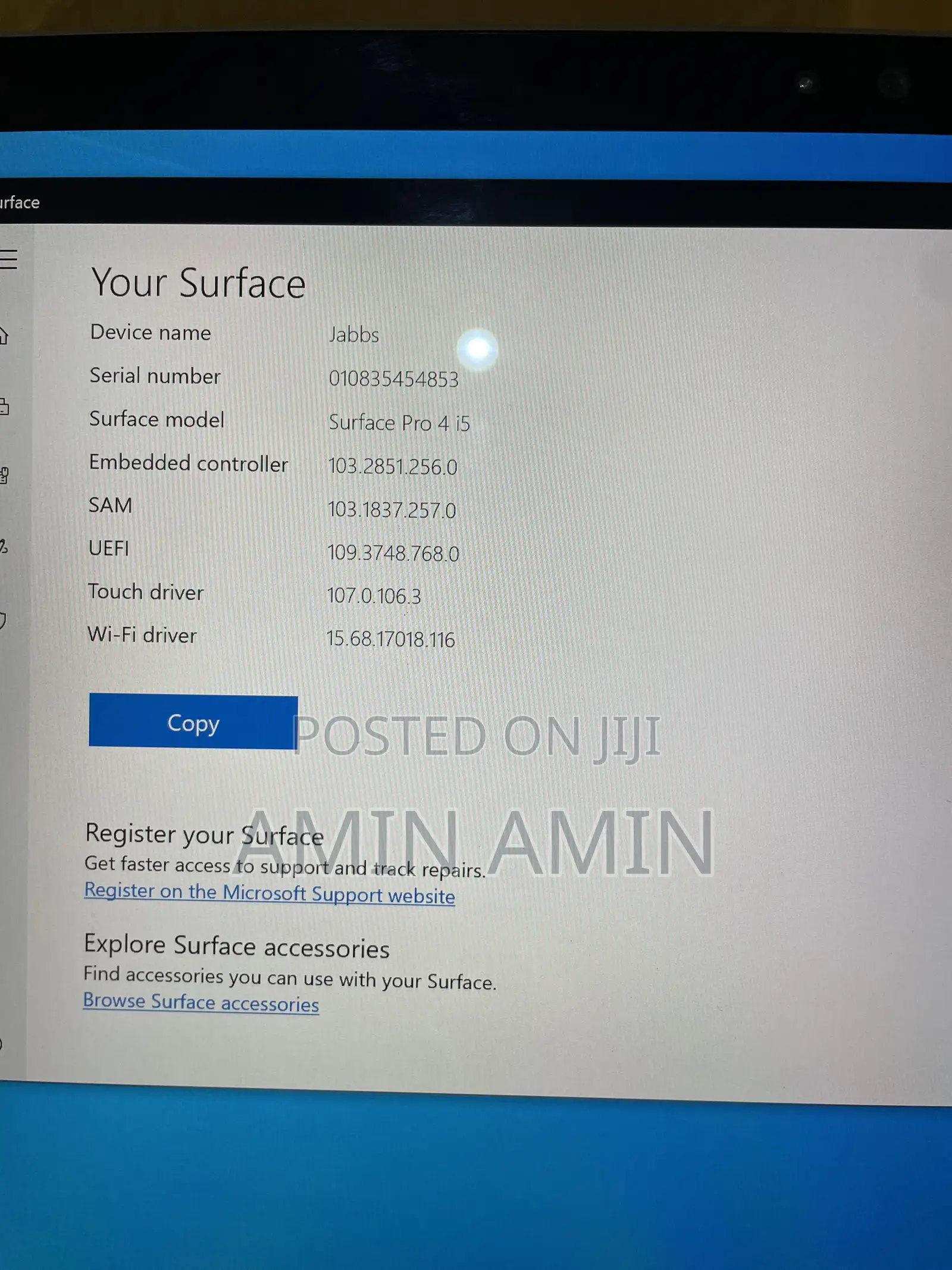 Laptop Microsoft Surface Laptop 4 8GB Intel Core i5 SSD 256GB