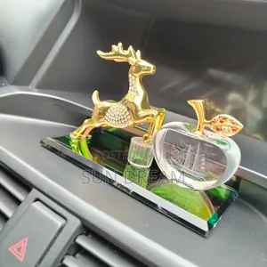 Car Accessories Golden Deer Apple Luxury Gift for Men Birthday Gift