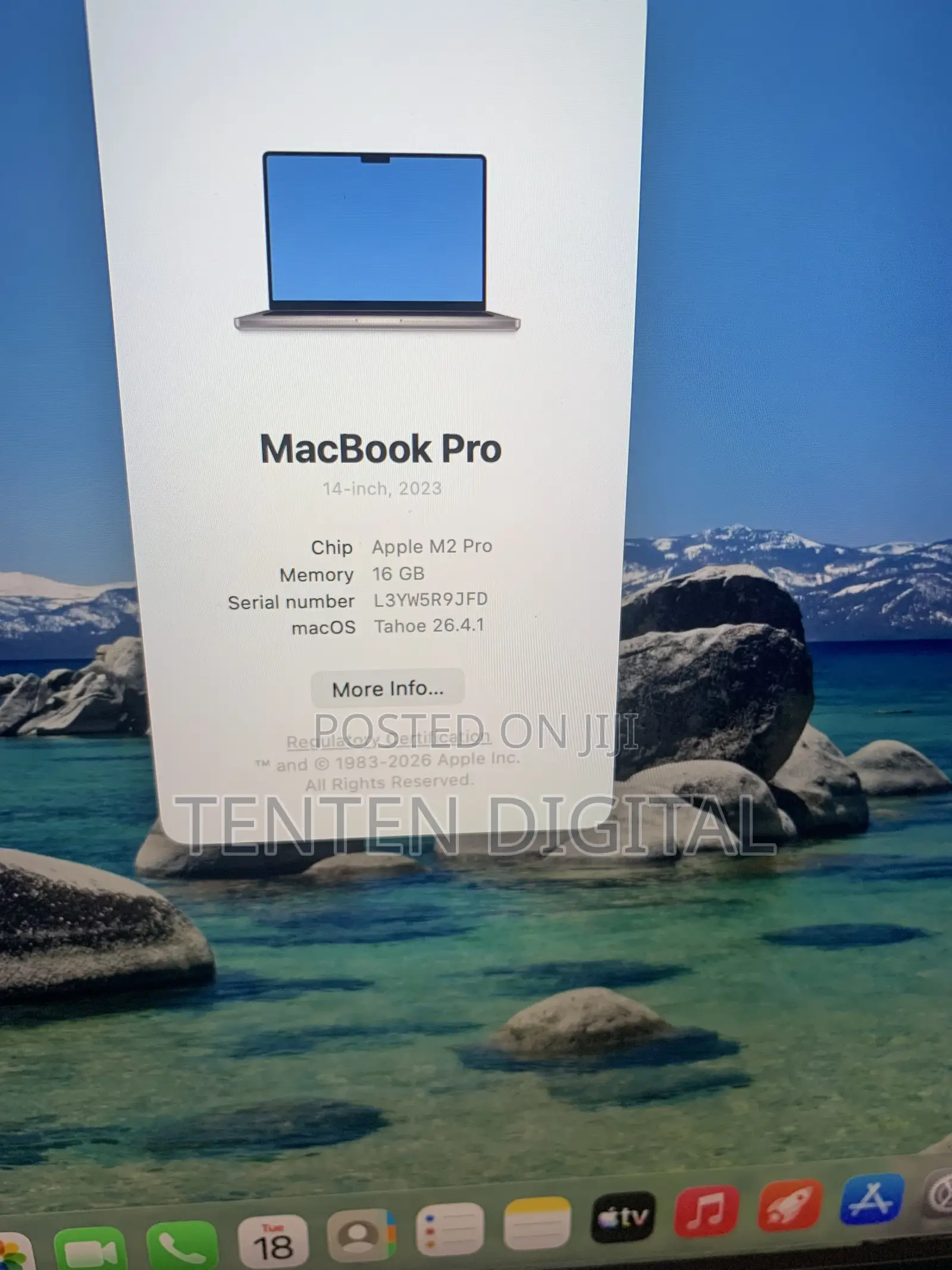 Laptop Apple MacBook Pro 2023 M2 16GB Apple M2 SSD 1T