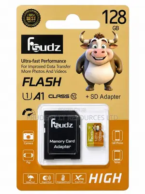 FSUDZ 128GB Memory Card + SD Adapter