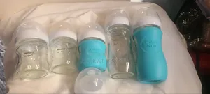  **Original Philips Avent Glass Baby Bottles – Complete Set** 