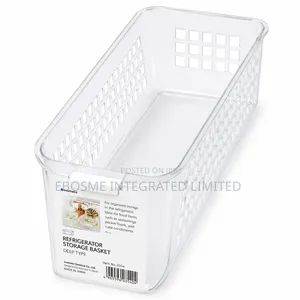 Inomata Deep Refrigerator Storage Organizer Basket