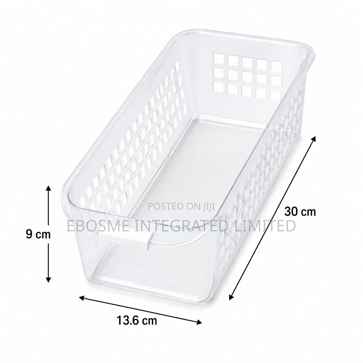Inomata Deep Refrigerator Storage Organizer Basket