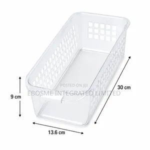Inomata Deep Refrigerator Storage Organizer Basket