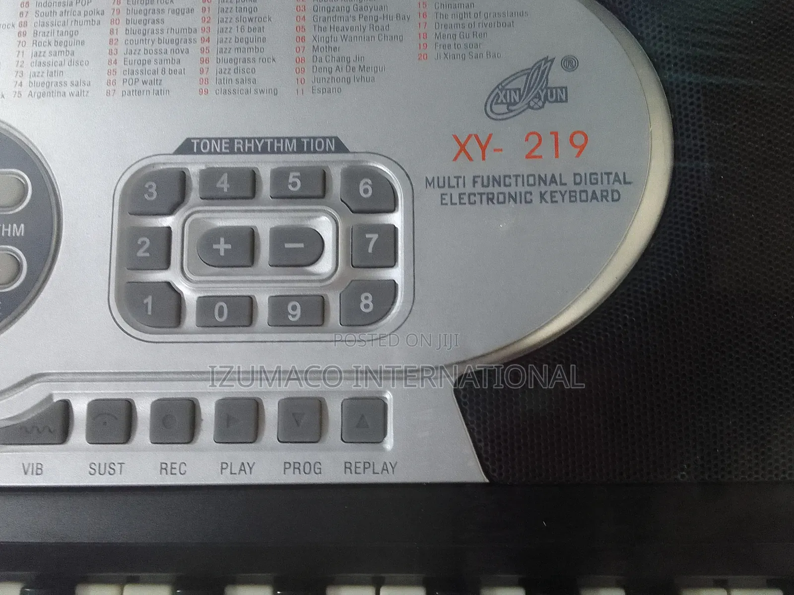 Keyboard XY-219 Multifunctional LED Display Keyboard