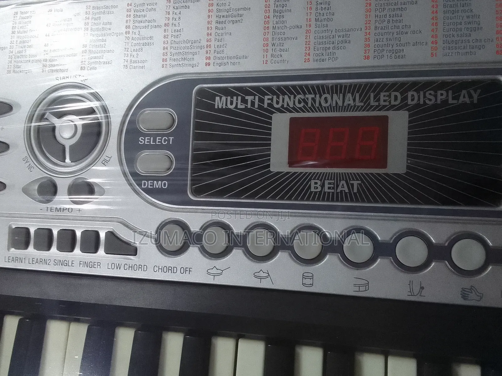 Keyboard XY-219 Multifunctional LED Display Keyboard