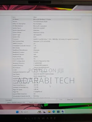 Laptop Alienware M16 R2 16GB Intel Core Ultra 7 SSD 1T