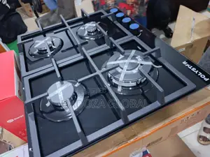 Polystar 4 Gas Hob Cooker – Flame Control and Stylish Kitchen Design