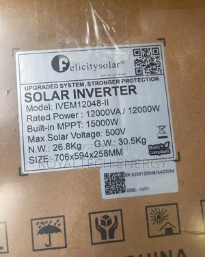 12kva 48v Felicity Hybrid Solar Inverter