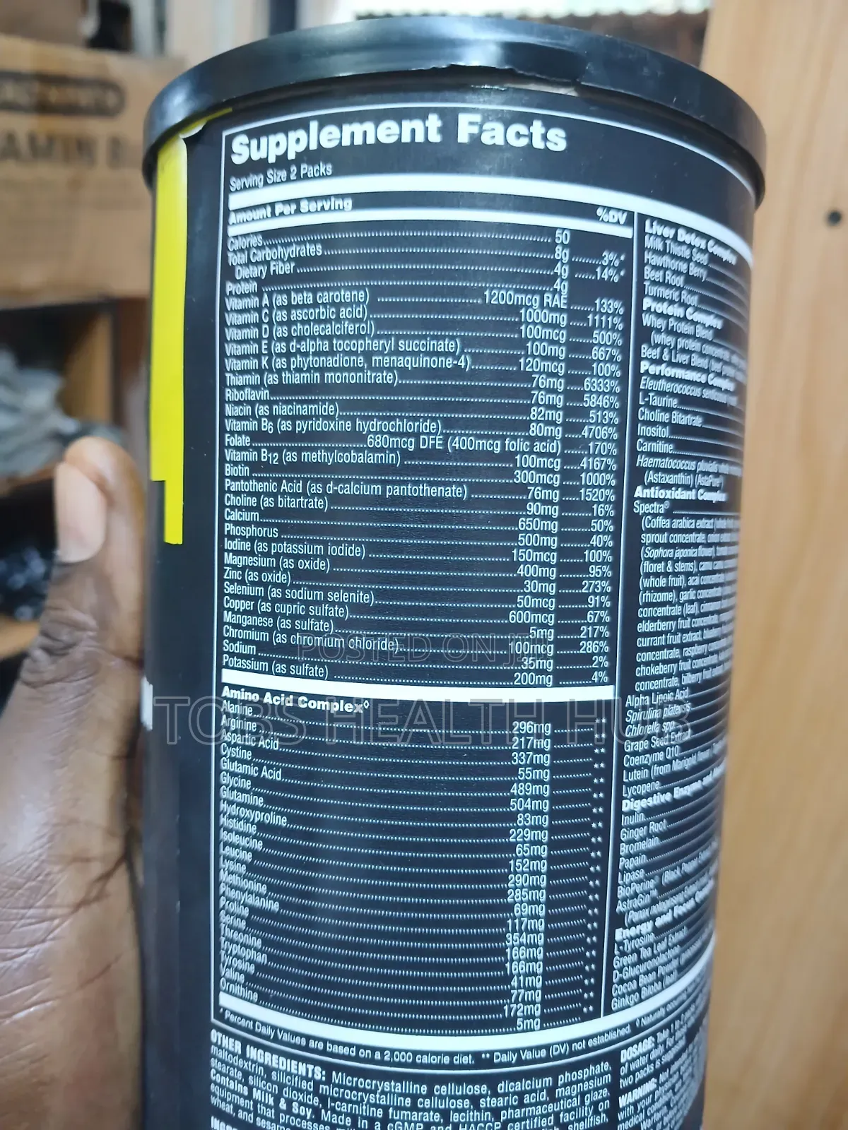 Animal Pak
Ultimate Foundation