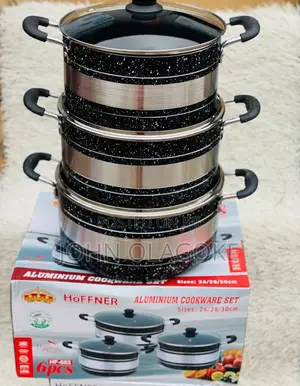 Hoffner 603 Nonstick Pot 3 Set 26/28/30cm