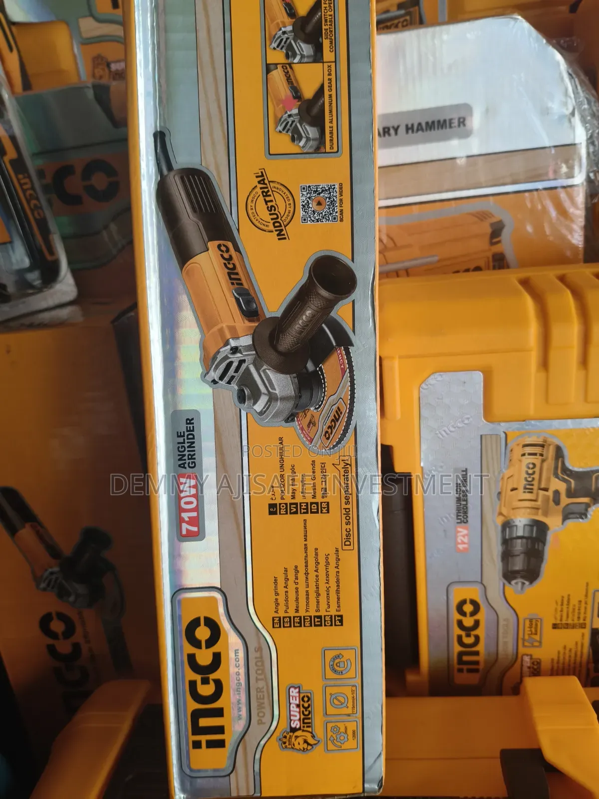 Ingco Angle Grinder 710w