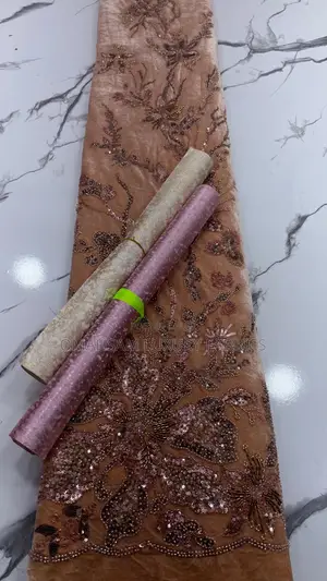 Luxury Velvet Beaded Lace