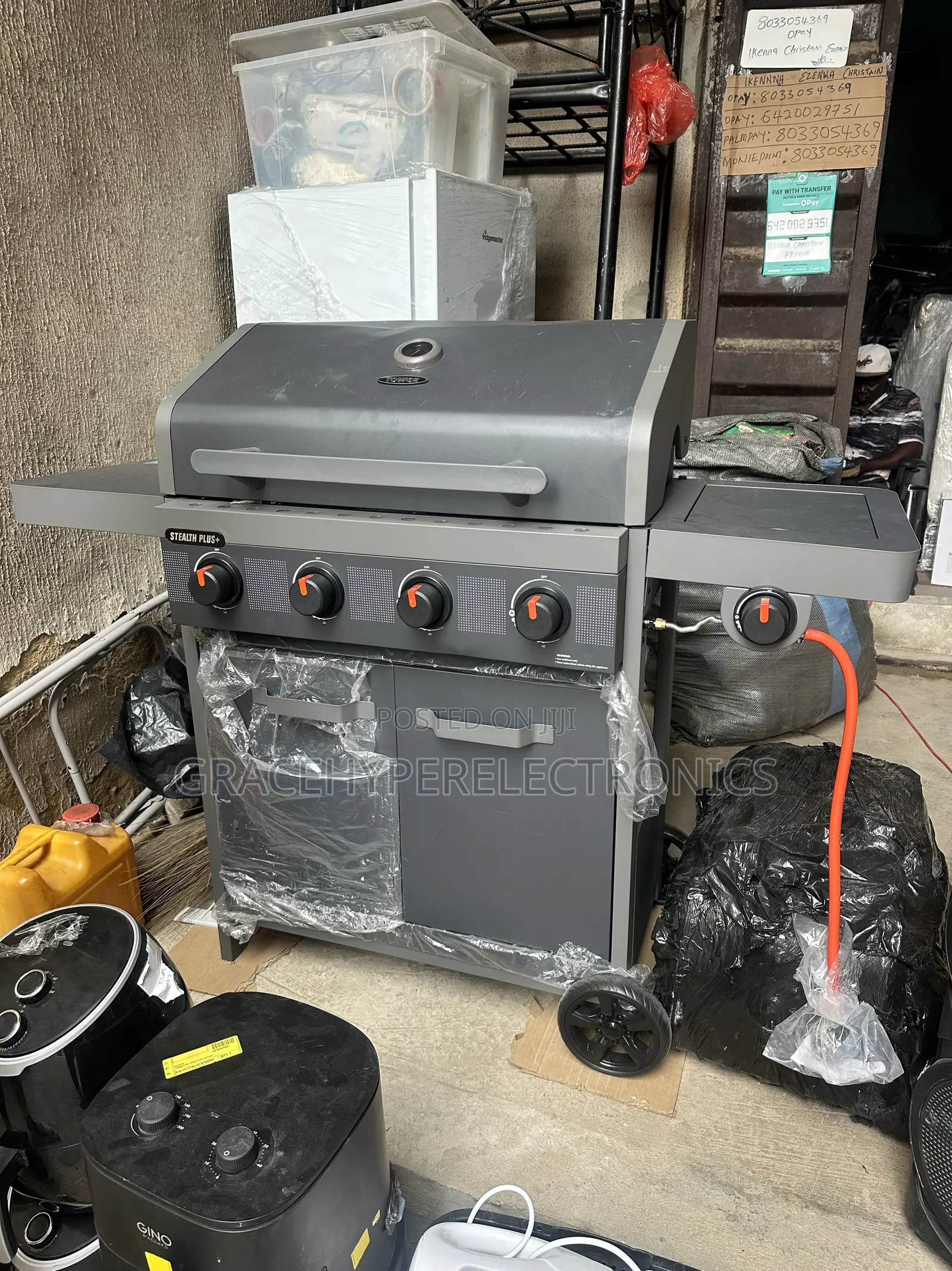 Grilling Machine Gas Use
