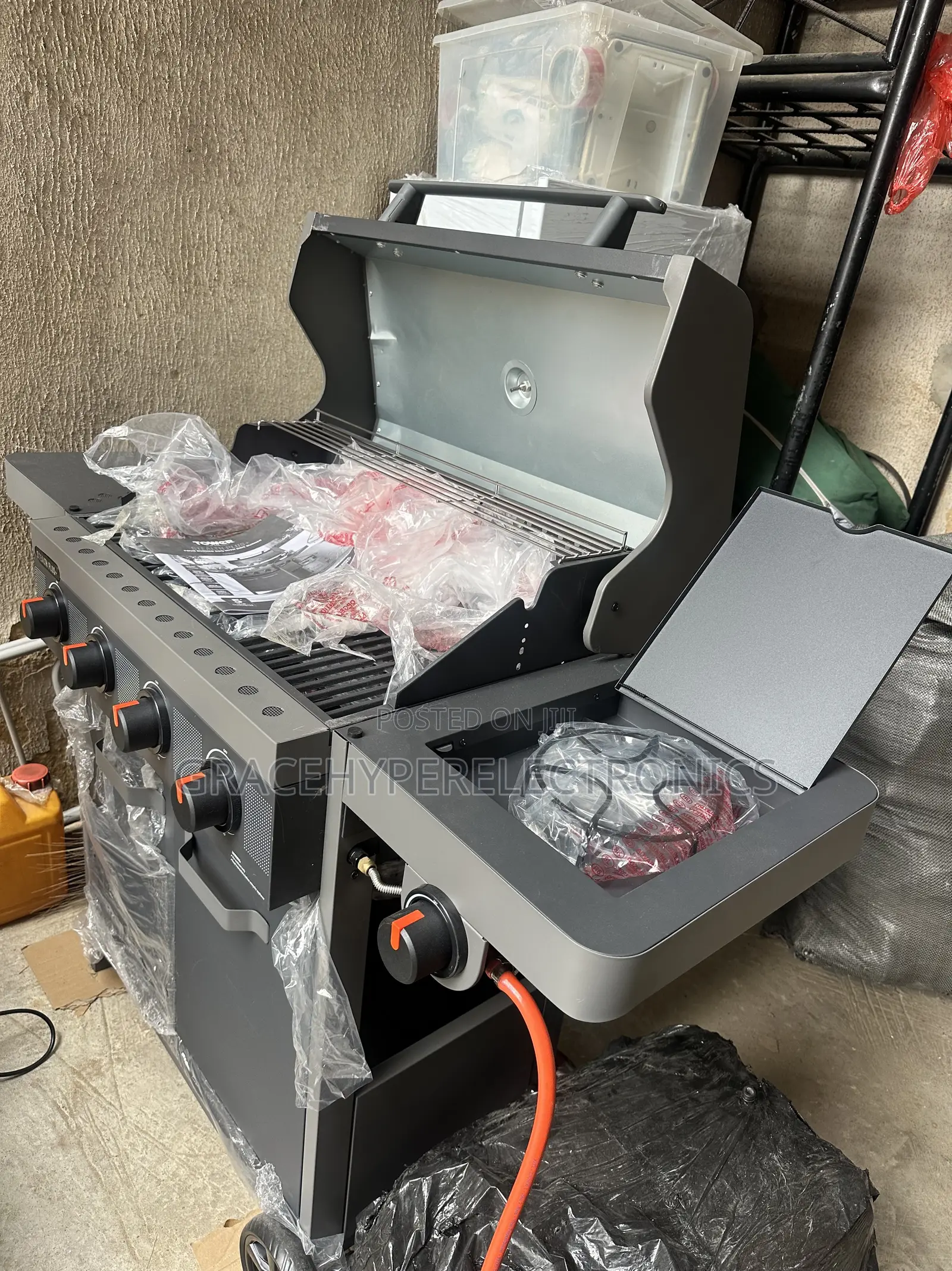 Grilling Machine Gas Use