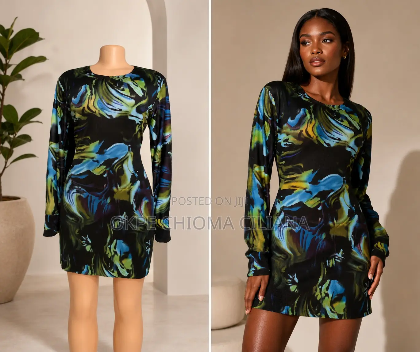 Fitted Lycra Short Dress – Stretchy & Comfortable