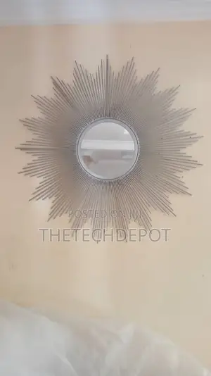 80cm Fancy Mirror(Silver and Gold)