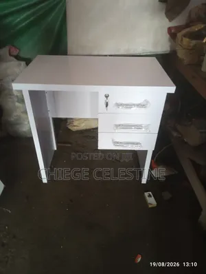 Office Table With 3 Drawers Central Lock Key