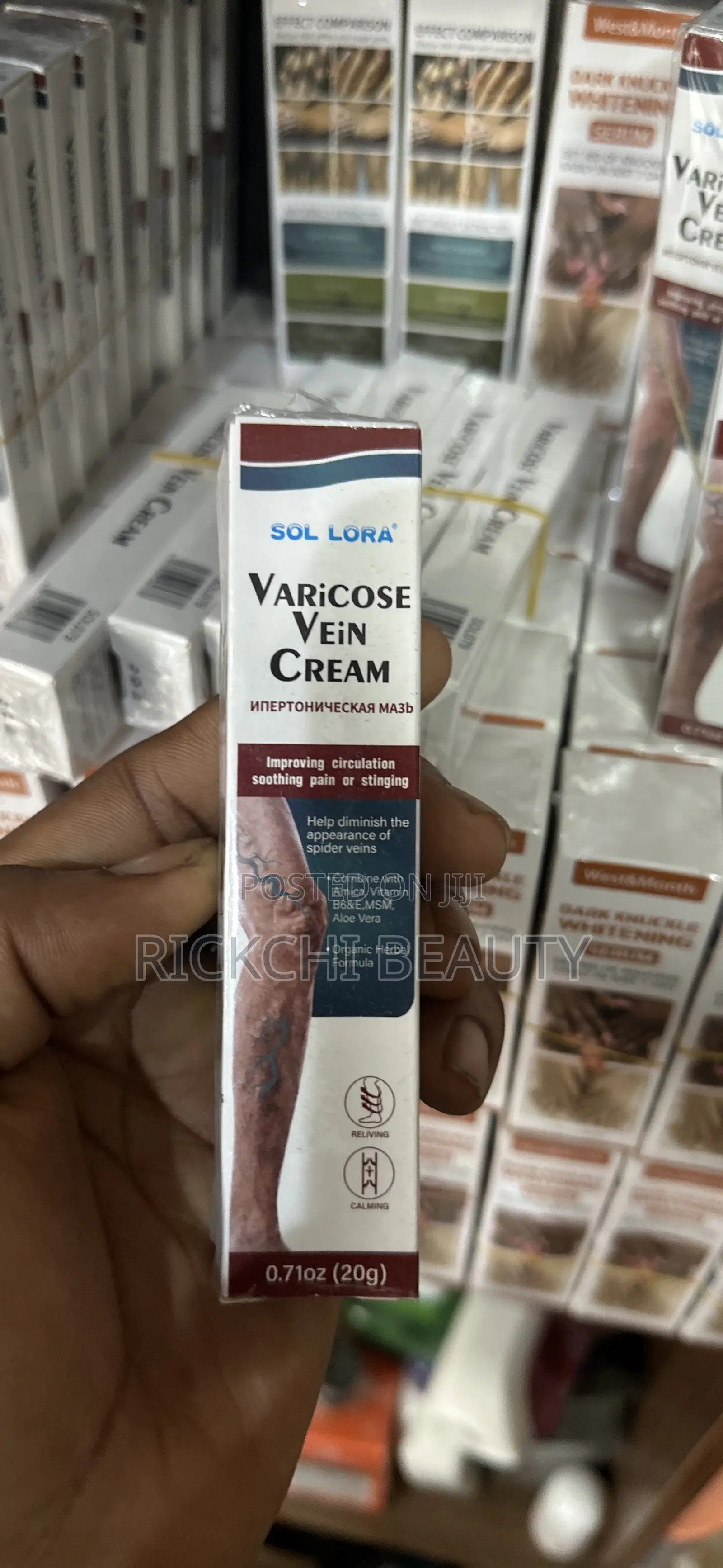 Sol Lora Varicose Vein Cream