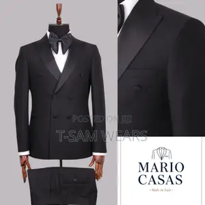 Mario Casas Double Breasted Toxido Suit