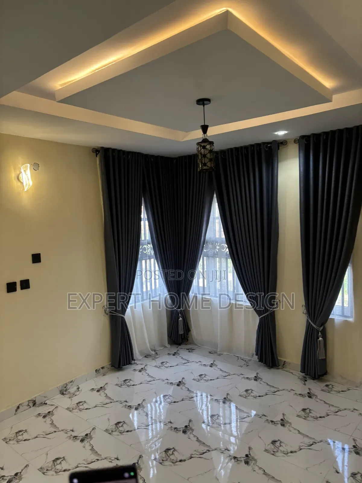 Drak Grey Quality Curtain
