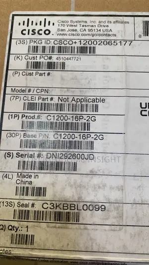 Cisco C1200-16p-2g * Product / Model: C1200-16p-2g *
