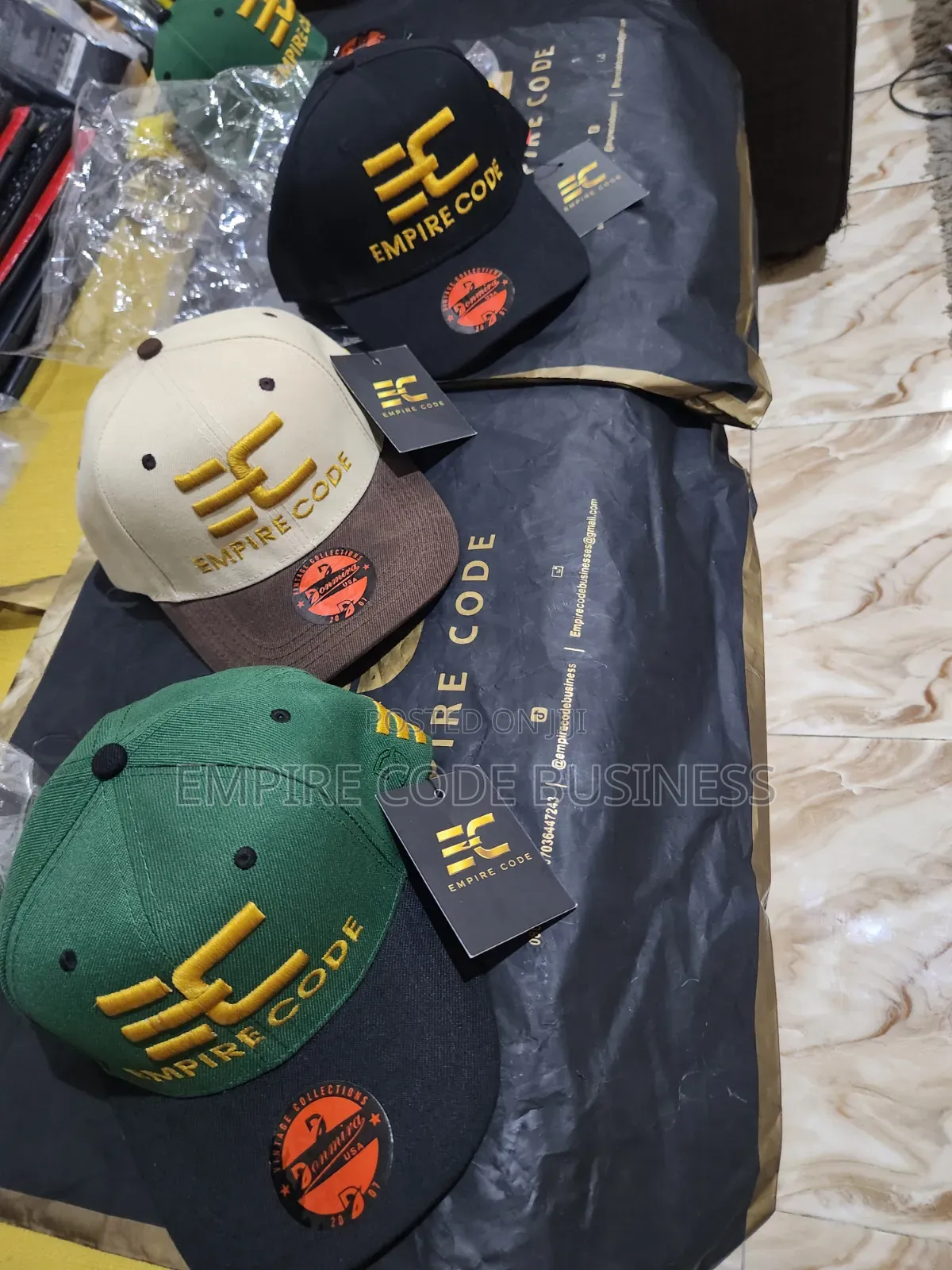 EMPIRE CODE Premium Snapback Caps