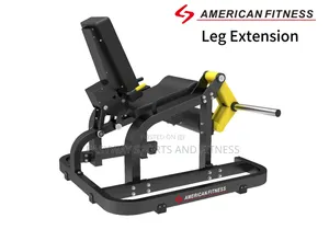 American Fitness Plates Loaded Leg Extension Machine