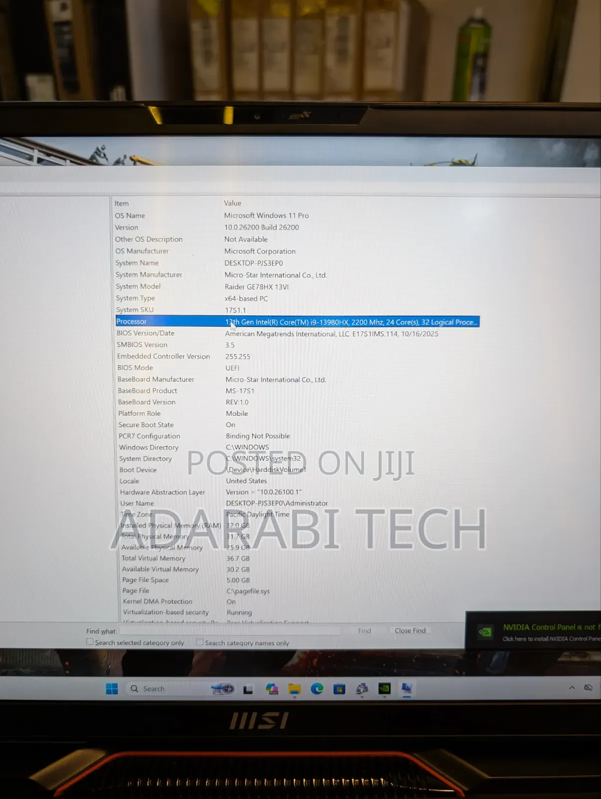 Laptop MSI Raider GE78HX 32GB Intel Core i9 SSD 1T