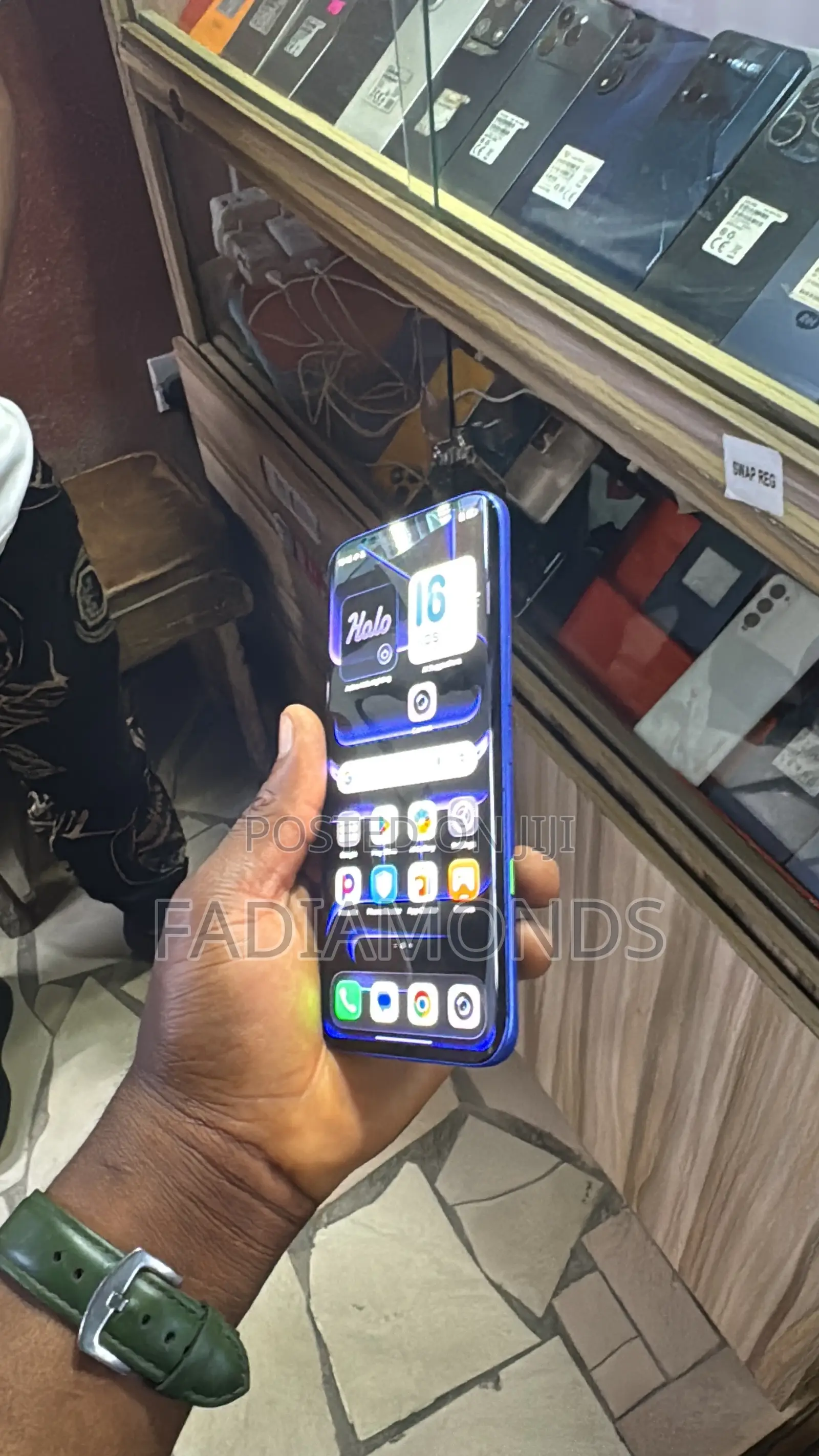New Infinix Note Edge 256 GB Blue