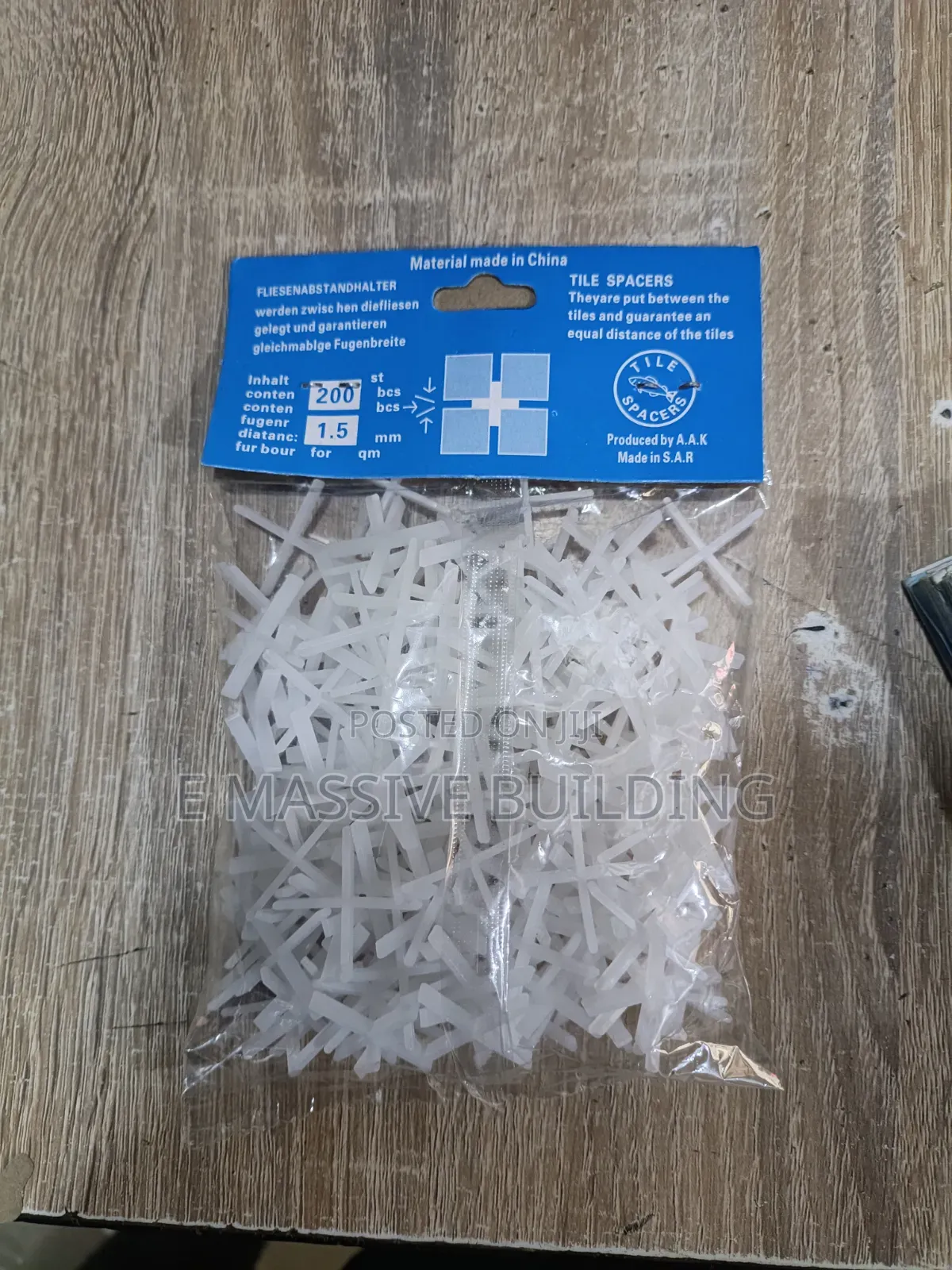 1.5 Mm Tile Spacer (Tile Cross Spacer