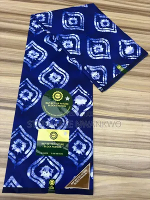 Blue Trending Ankara Material in Nigeria