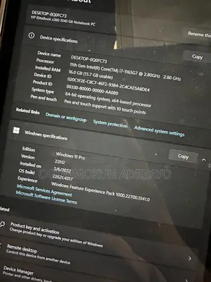Laptop HP EliteBook X360 1040 G11 16GB Intel Core i7 SSD 512GB