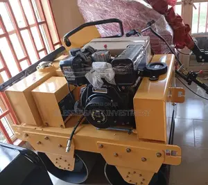 Germantec Walk-Behind Double Drum Road Roller 600kg