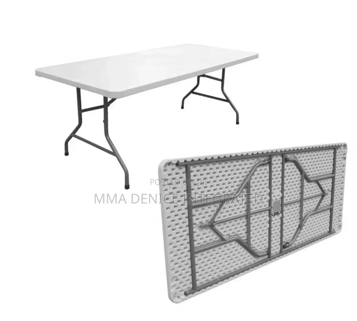 6ft Folding Plastic Table – Portable Heavy Duty Table