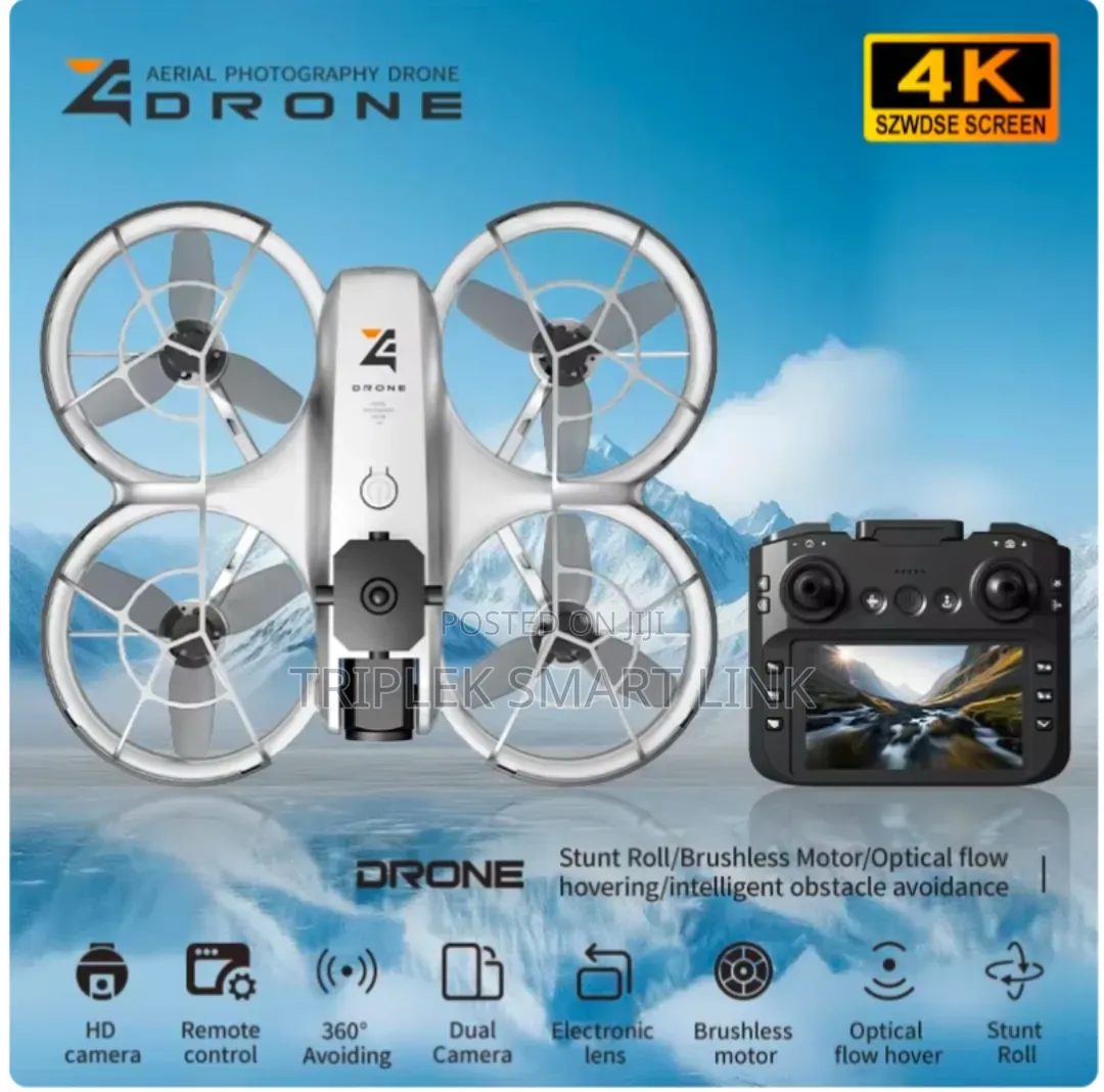 Z4 Camera Obstacle Avoidance Drone With Screen Display + Extra Battery