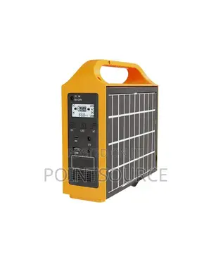 100W Portable Power Station With Inbuilt Solar Panel, LED Light,