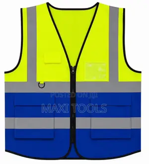 Multi-Pocket Utility Safety Vest