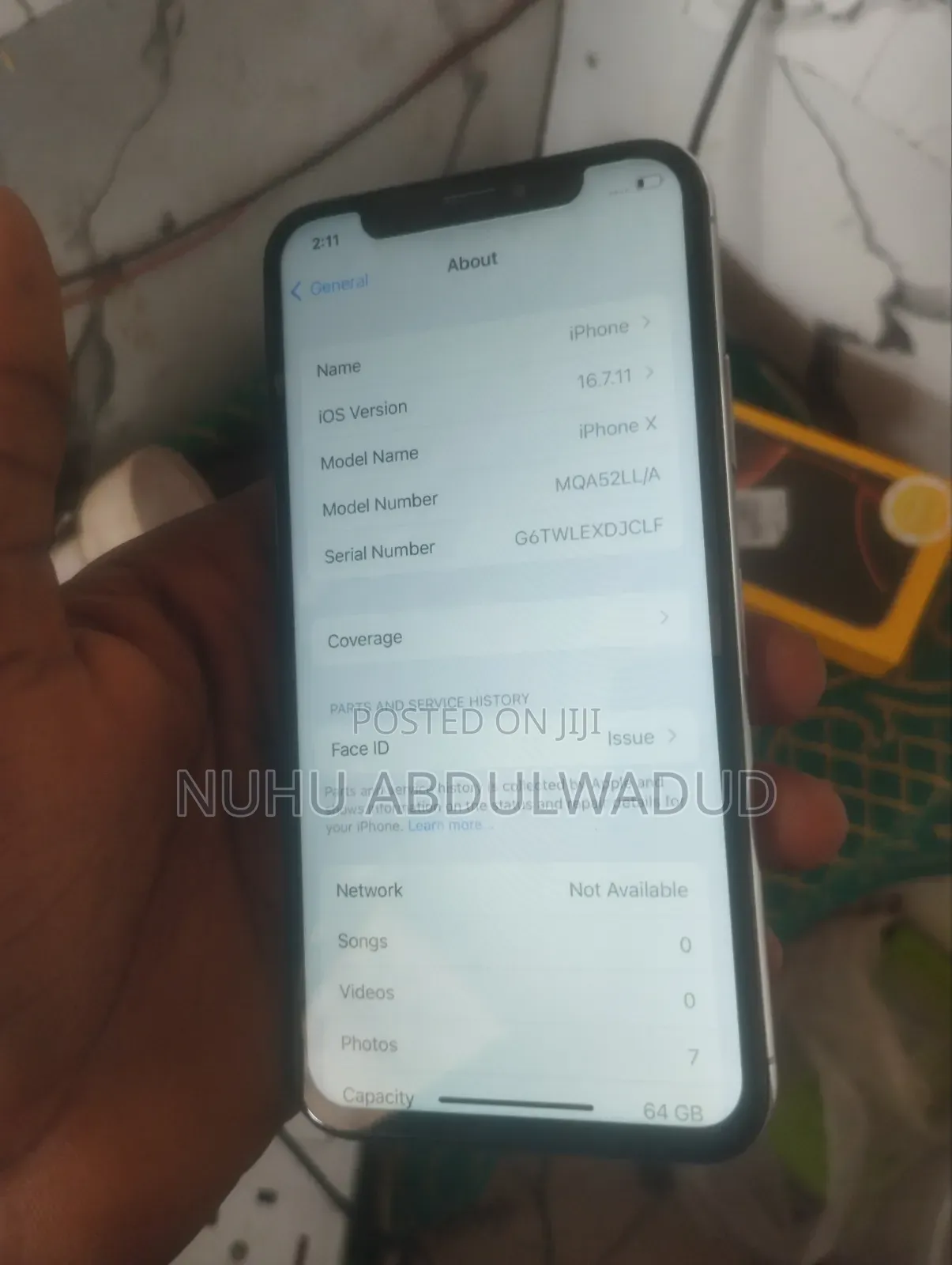 Apple iPhone X 64 GB White
