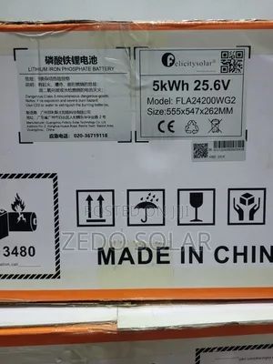 Felicity Solar Inverter 5kwh 25.6 V