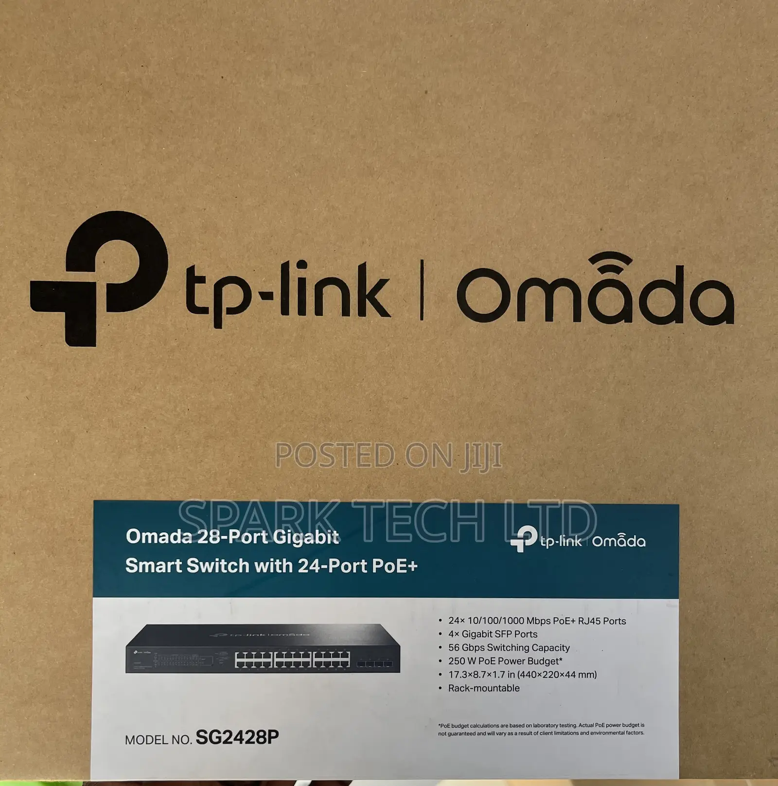 TP-Link 28port Gigabit Smart Switch + 24 Port Poe+