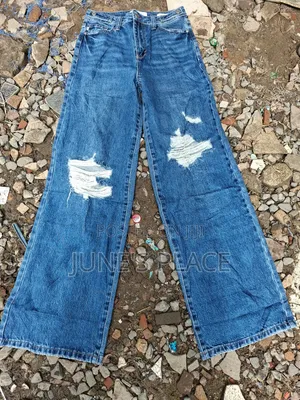 Distressed Baggy Denim