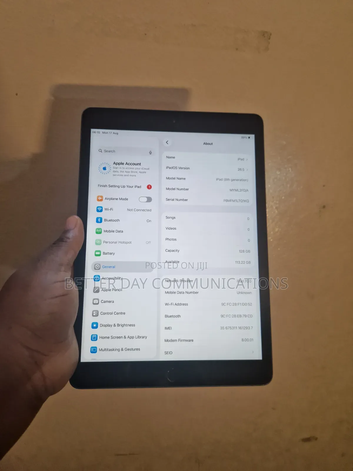 Apple iPad 10.2 (2020) 128 GB Gray