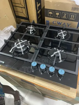 Polystar 4 Burner Gas Cooker Hob