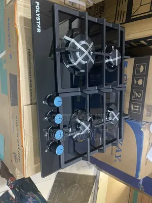Polystar 4 Burner Gas Cooker Hob
